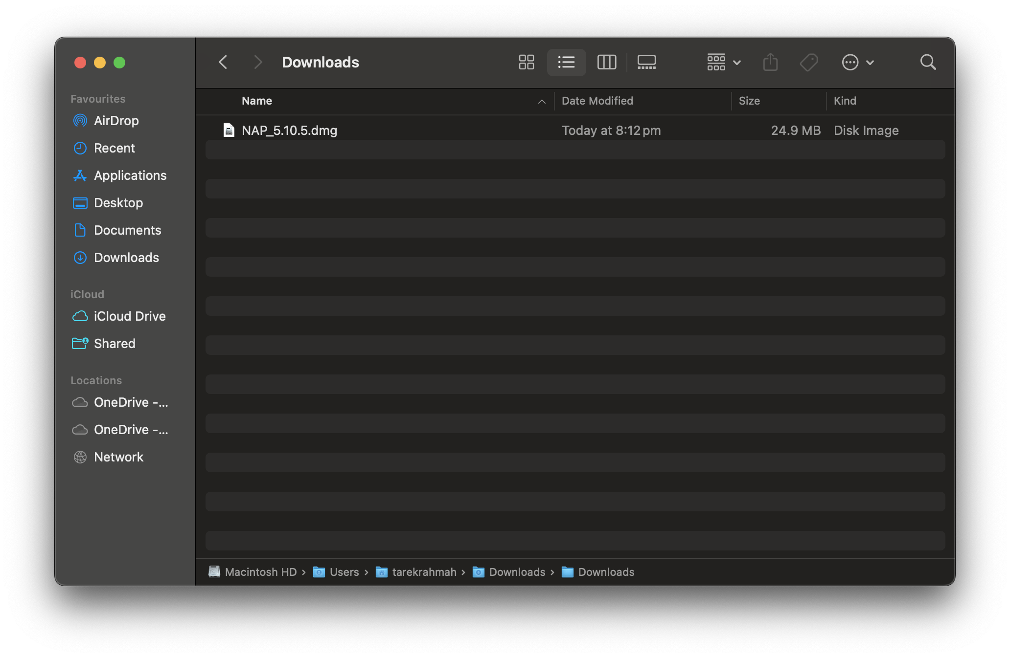 Launch installer